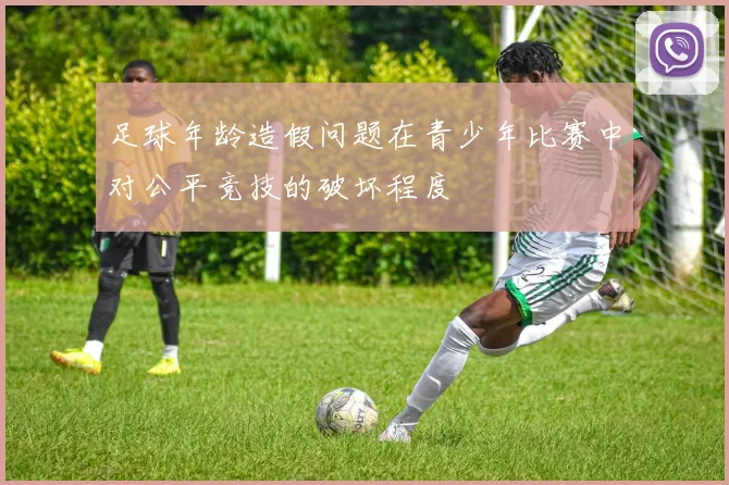 足球年龄造假问题在青少年比赛中对公平竞技的破坏程度